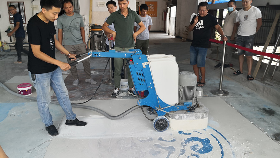 无机磨石样板开面研磨