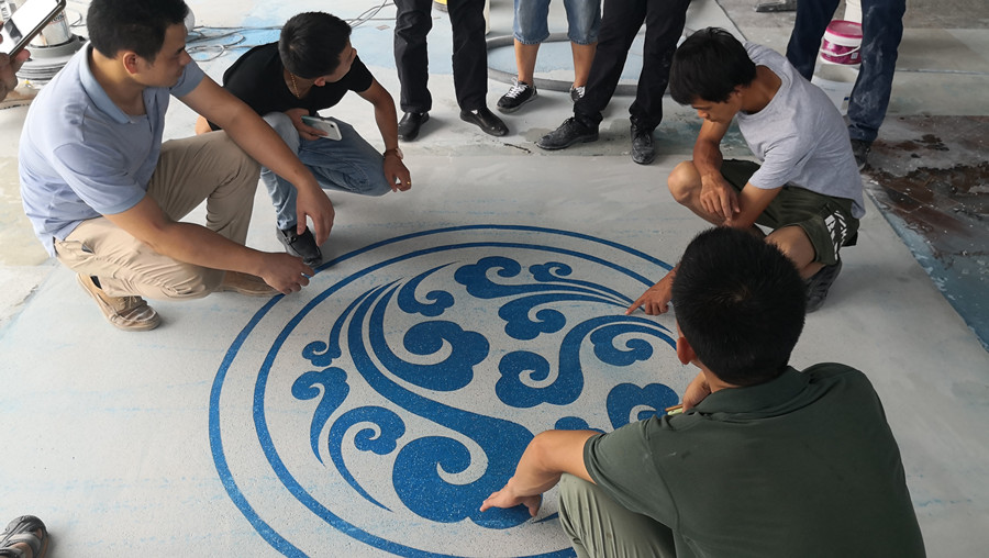 无机磨石培训实操样板二