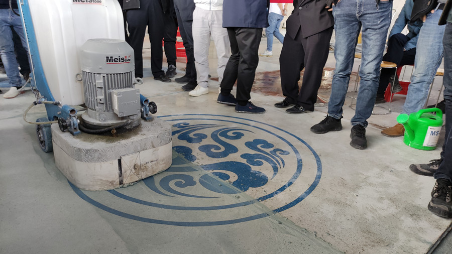 无机磨石修补研磨实操的样板