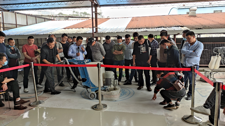 美石龚总讲解研磨操作要点