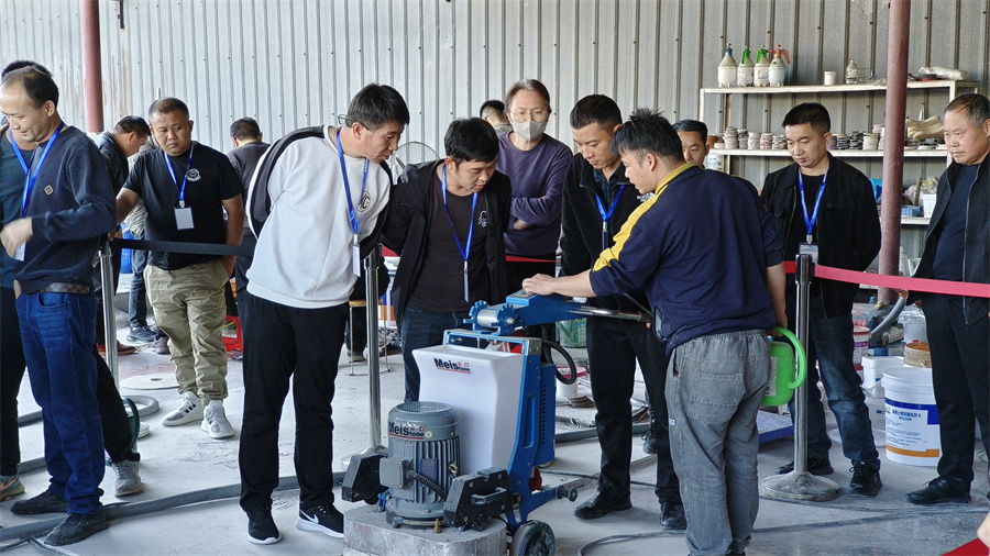 研磨修补实操现场